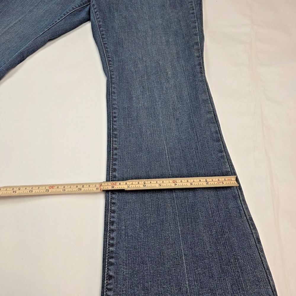 Levis 515 Jeans Sz 12 Short Womens Blue Pants Stretch Ladies Mid‎ Rise Bootcut - Picture 4 of 11